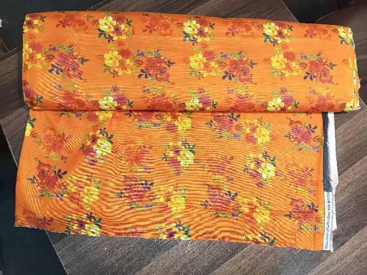 Kero Khaddar all-over printed fabric, 3.5 gaz cutting